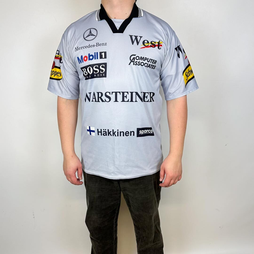 Vintage T-paita Mika Häkkinen (2XL)